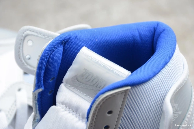 High CK6637-104 Jordan 1 White Air Retro Blue Zoom Racer 0921